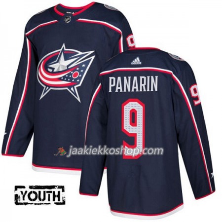 Lapsille NHL Blue Jackets Pelipaita Artemi Panarin 9 Adidas 2017-2018 Marine Sininen Authentic
